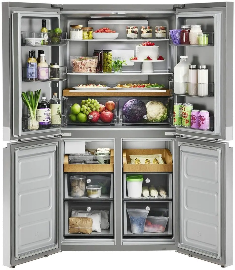 KRQC506MPS Ktichenaid 19.4 Cu Ft 4-Door Flex Refrigerator - Counter Depth Stainless Steel-1