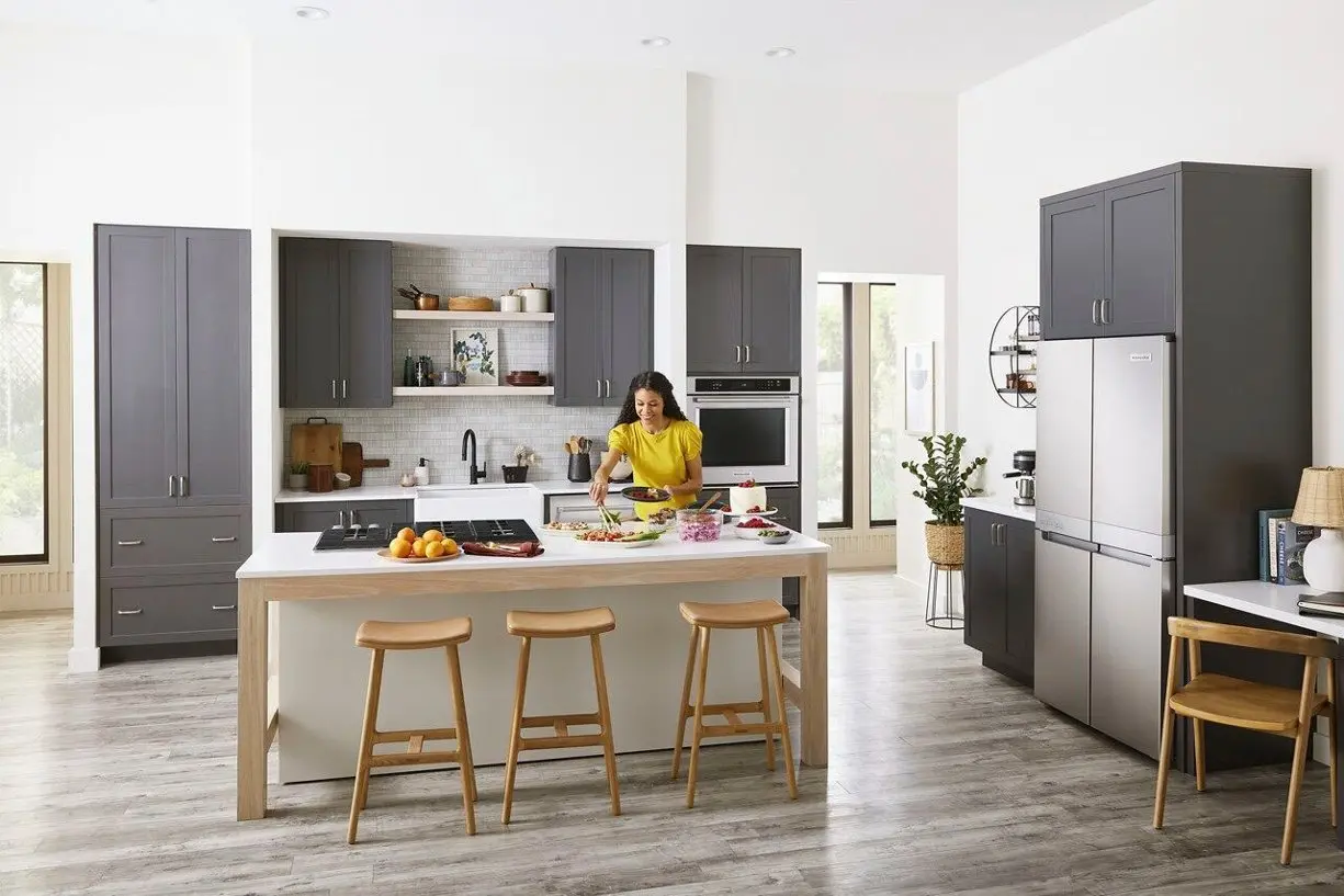 KRQC506MPS Ktichenaid 19.4 Cu Ft 4-Door Flex Refrigerator - Counter Depth Stainless Steel-9