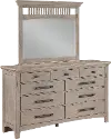 Oaken Taupe Dresser