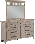 Oaken Taupe Dresser