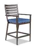 Adeline Blue Patio Bar Stool