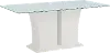 Miami White and Glass Dining Table