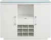 Miami White Bar Cabinet