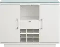 Miami White Bar Cabinet