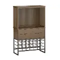Reserve Brown Bar Cabinet