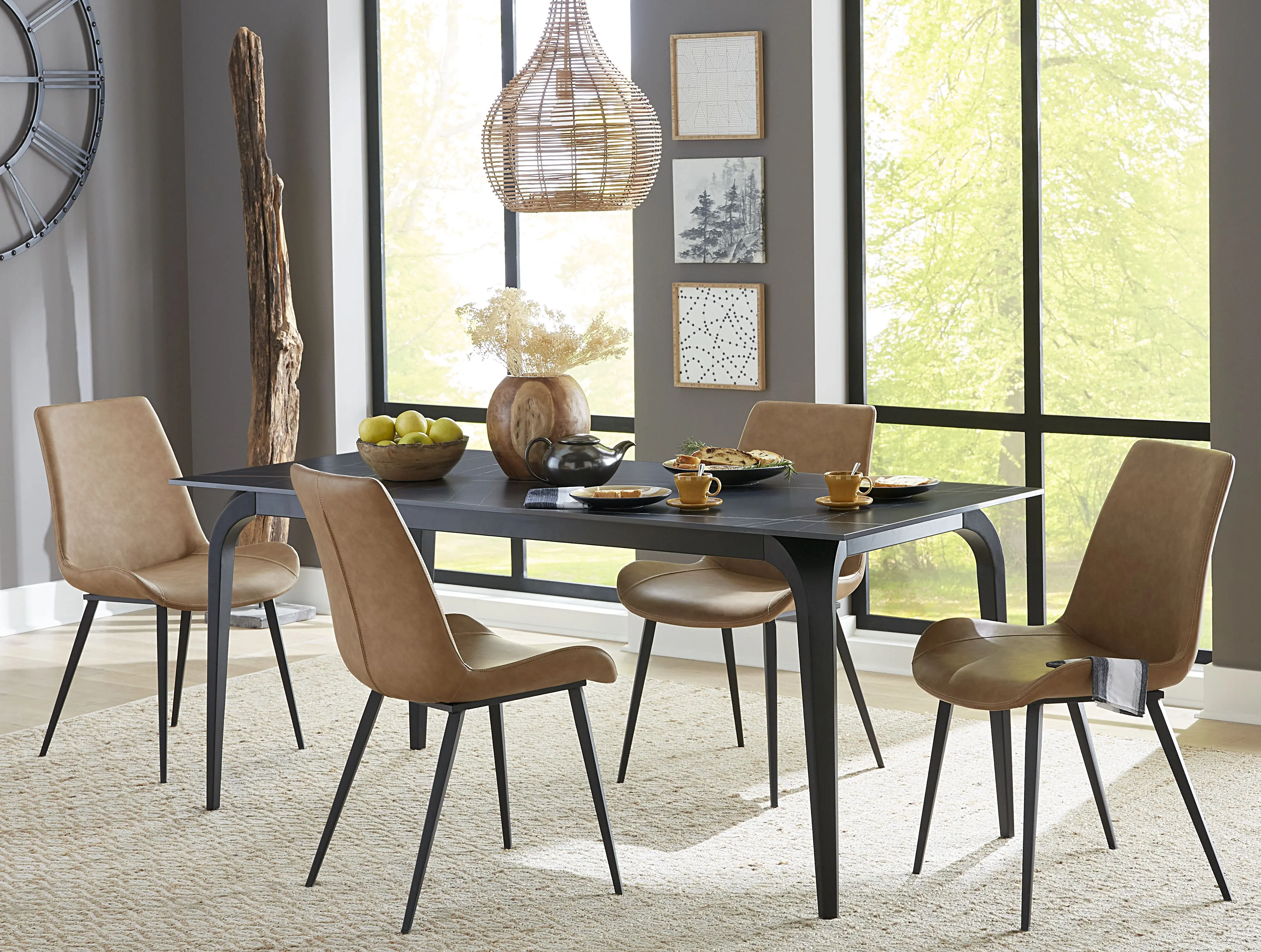 Nicoya Buckskin Brown Dining Chair-3