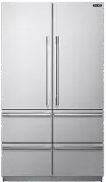 LG Signature Kitchen Suite 26 cu ft French Door Refrigerator - Built-In Counter Depth Stainless Steel