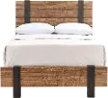 Gildone Natural and Dark Brown Full Bed