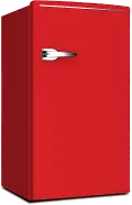 RMRS31X5R-IS Avanti 3.1 Cu Ft Retro Refrigerator - Red