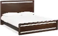 Sol Brown Full Platform Bed
