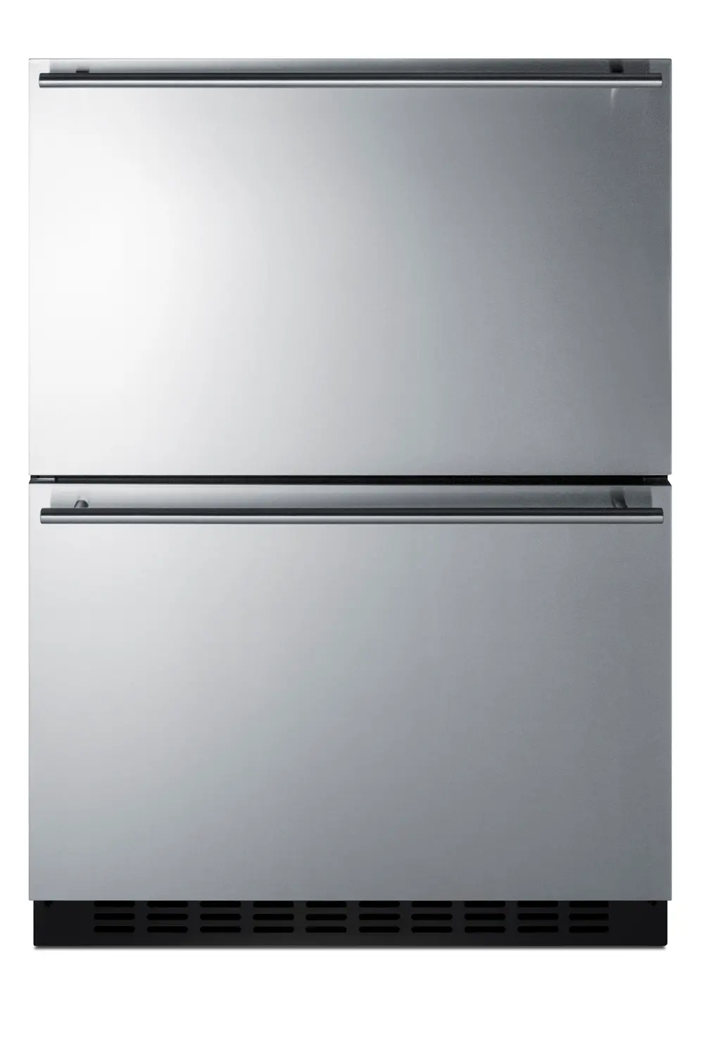 Summit 24 Wide Double Drawer Refrigerator & Freezer - Stainless Steel-3