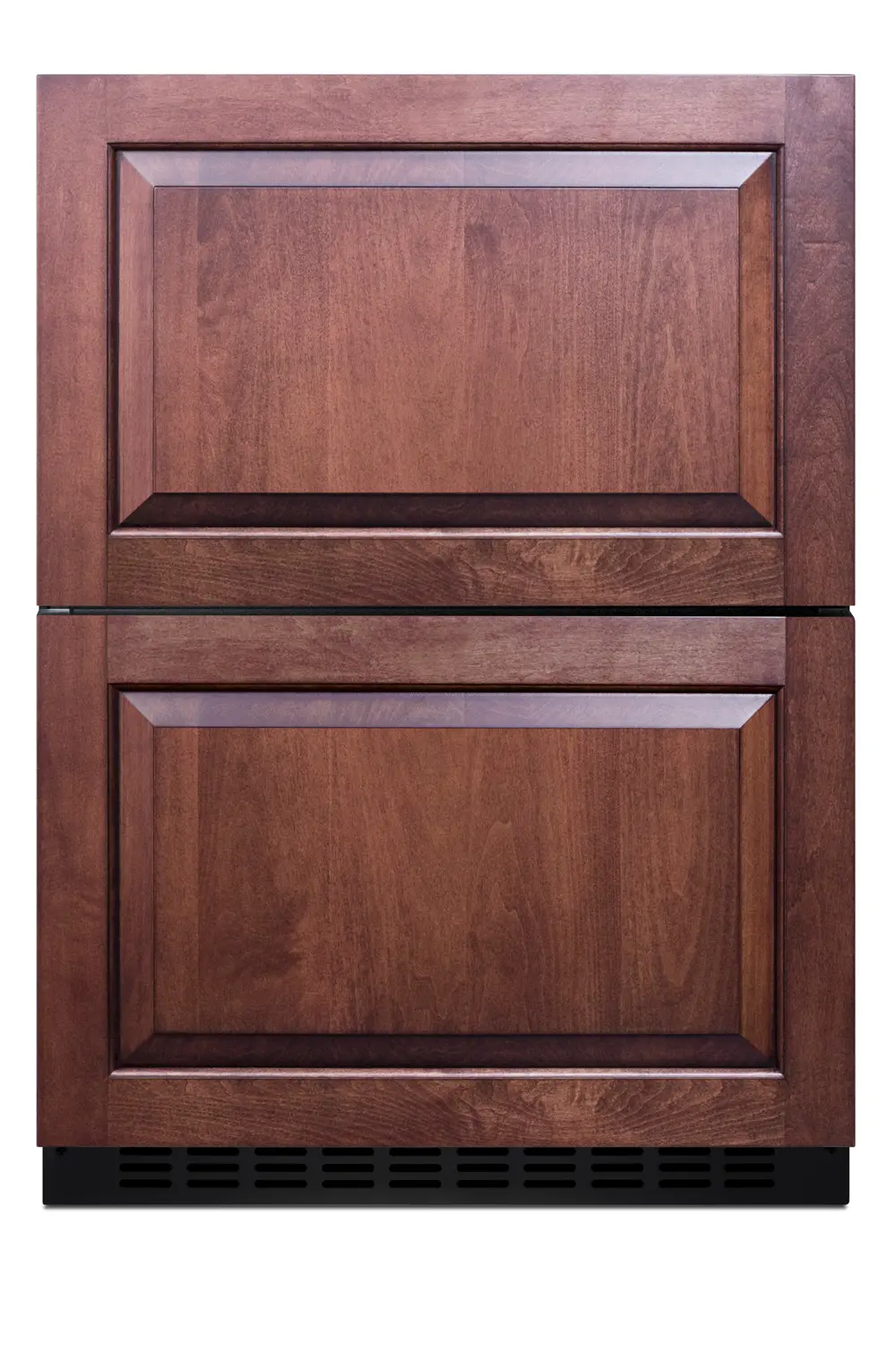 Summit 24 Wide Double Drawer Refrigerator & Freezer - Stainless Steel-2