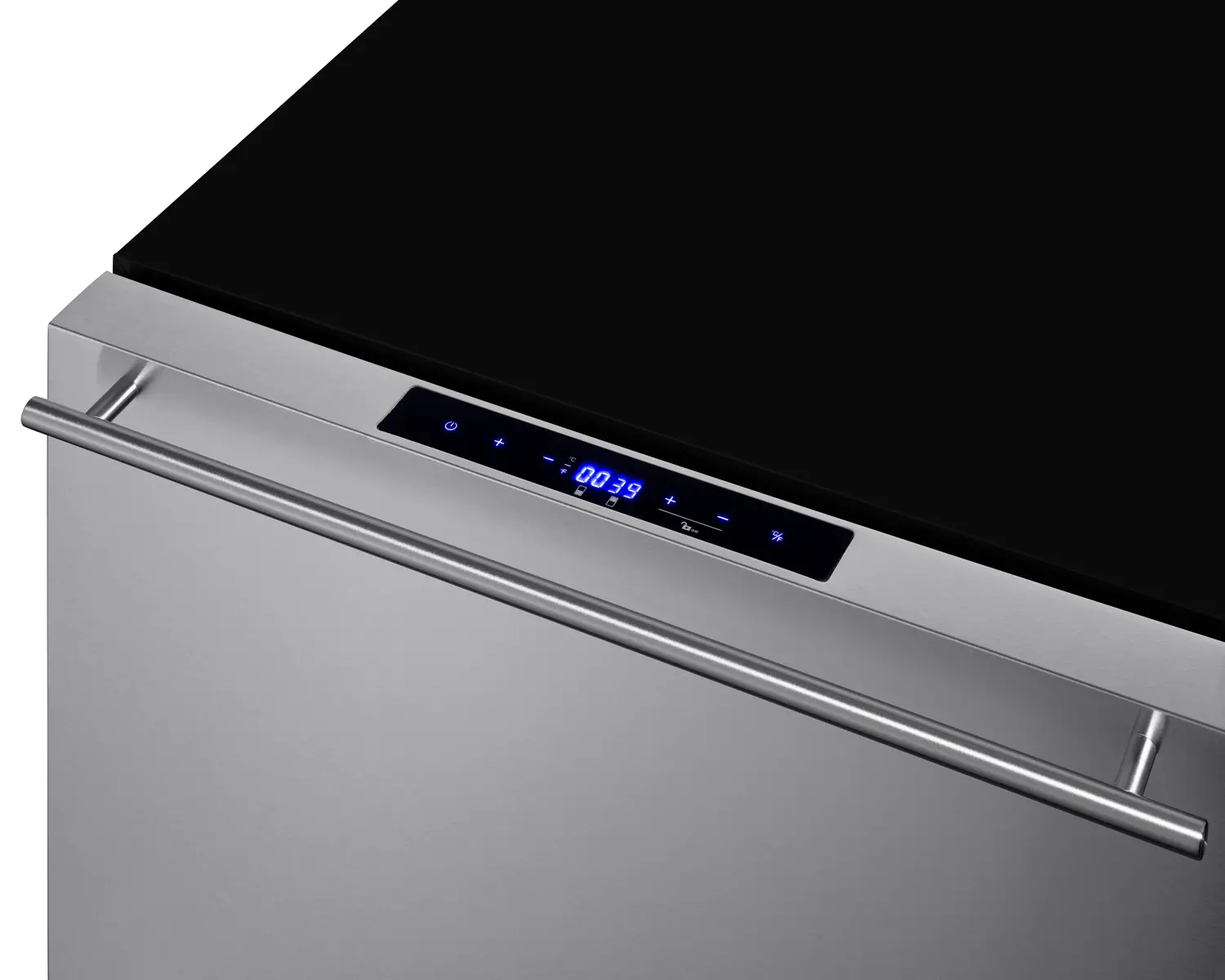 Summit 24 Wide Double Drawer Refrigerator & Freezer - Stainless Steel-4