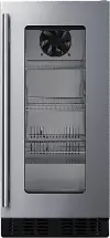 Summit 15  Wide Built-In Beverage Center with Glass Door