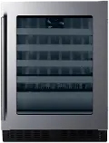 Summit 24 Wide Built-In Wine Cellar with Glass Door