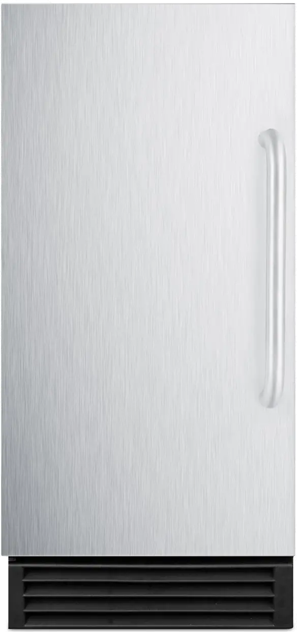 Summit Built-In 50 lb. Clear Icemaker - Stainless Steel-2