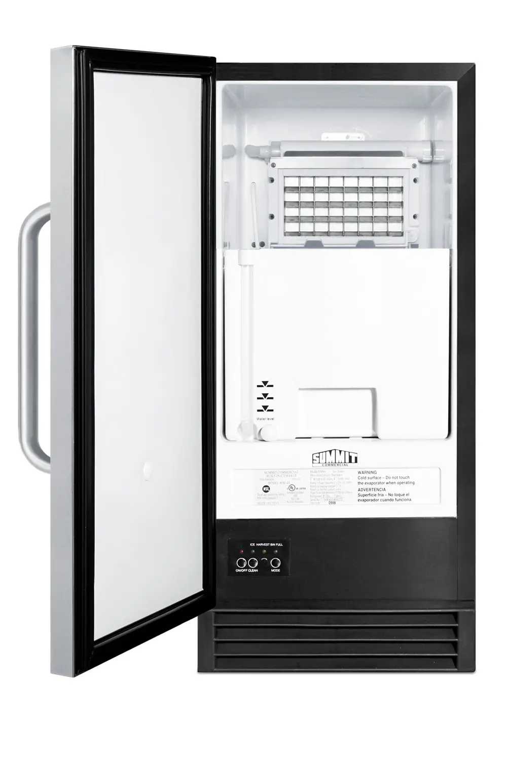 Summit Built-In 50 lb. Clear Icemaker - Stainless Steel-1