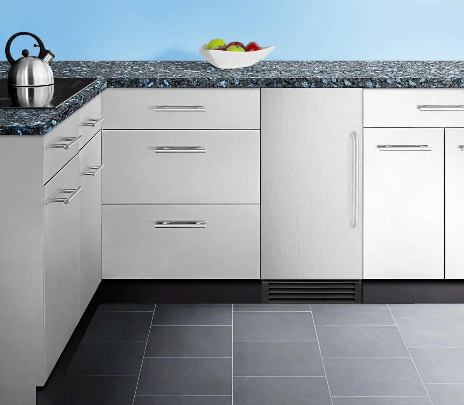 Summit Built-In 50 lb. Clear Icemaker - Stainless Steel-4