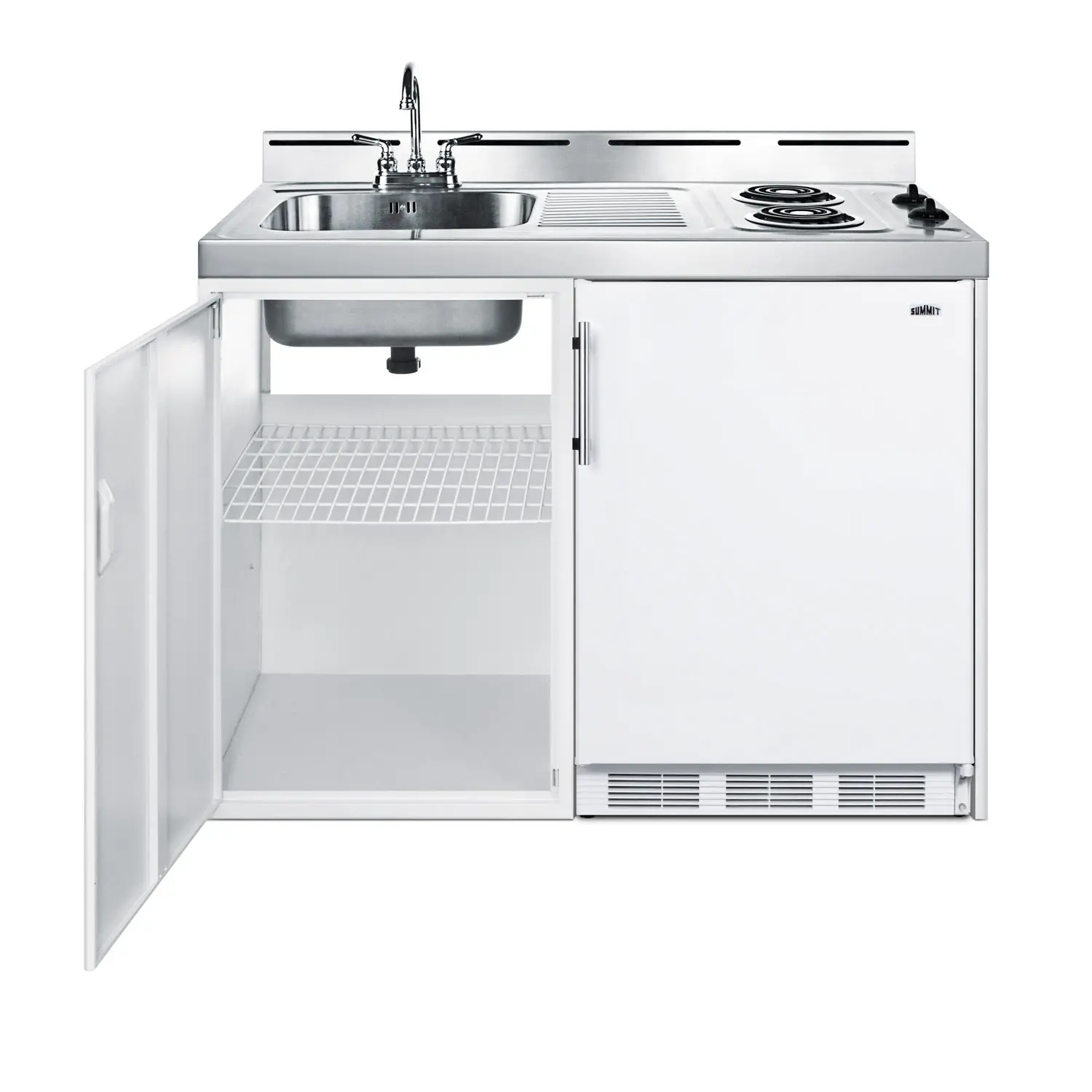 Summit 48 Wide All-In-One Kitchenette - White-3