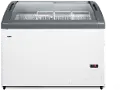 Summit Commercial 9.5 Cu.Ft. Chest Freezer - White with Curved Glass Door