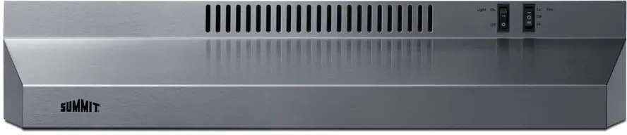 Summit 24 Under Cabinet Convertible Range Hood - Stainless Steel-2