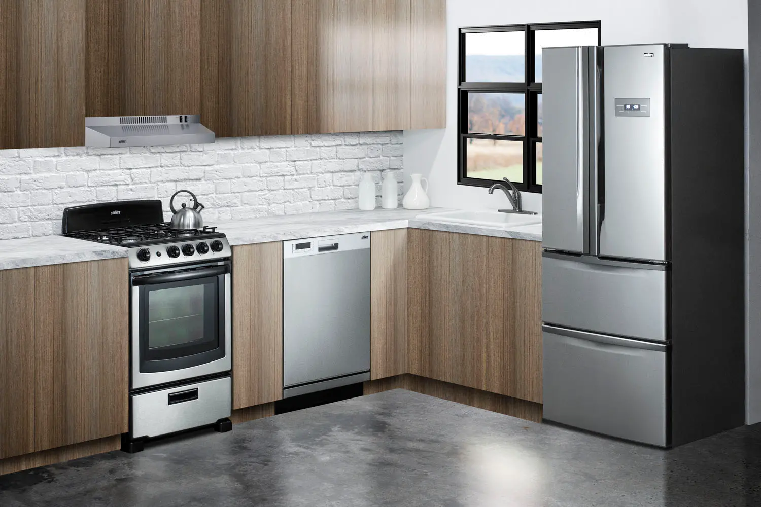 Summit 24 Under Cabinet Convertible Range Hood - Stainless Steel-4