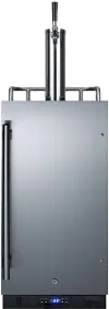 Summit 15 Inch Built-In Kegerator - Stainless Steel