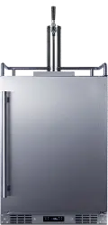 Summit 24 Inch Built-In Outdoor Beer Kegerator - Stainless Steel