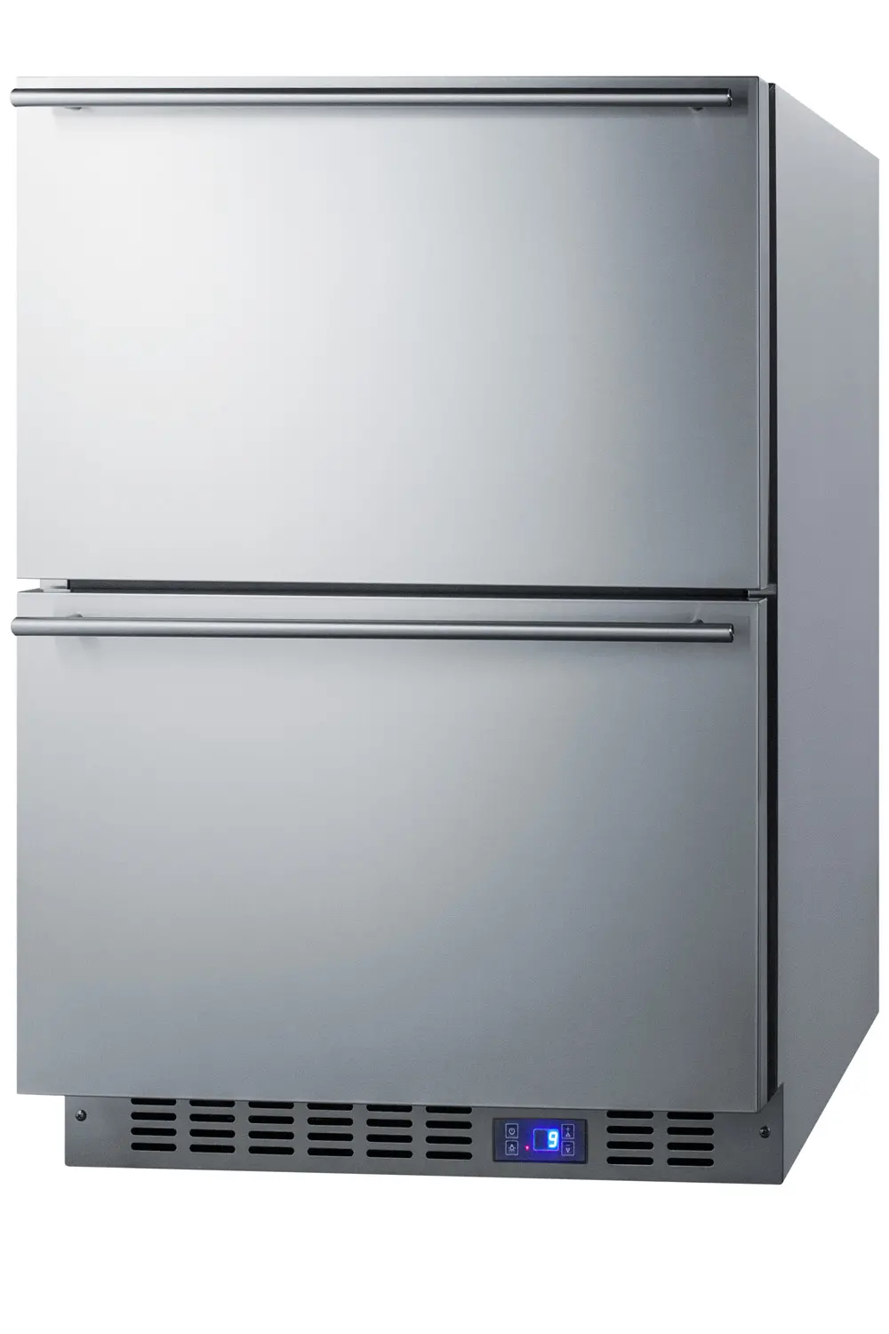 Summit 4.26 cu ft 2-Drawer All-Freezer - Stainless Steel 24 Inch-1