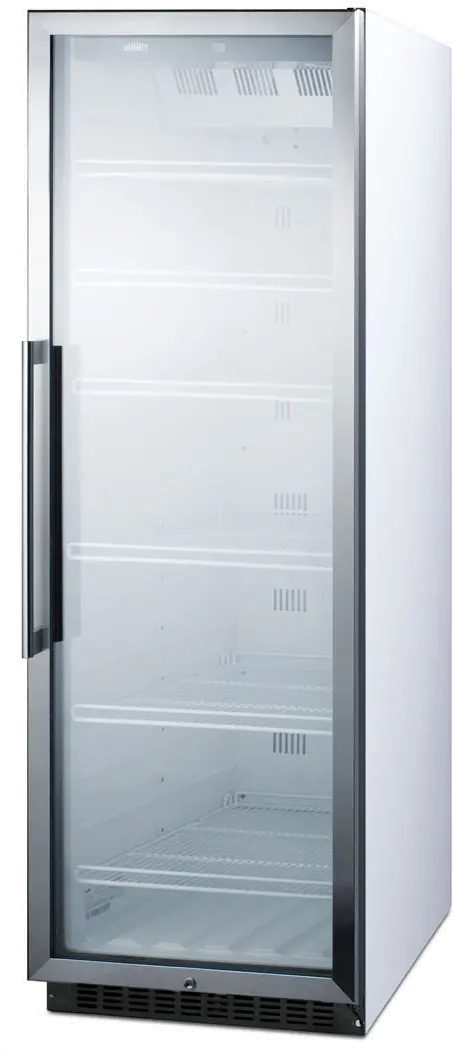 Summit 24 Inch Beverage Center - Stainless Steel and White-1