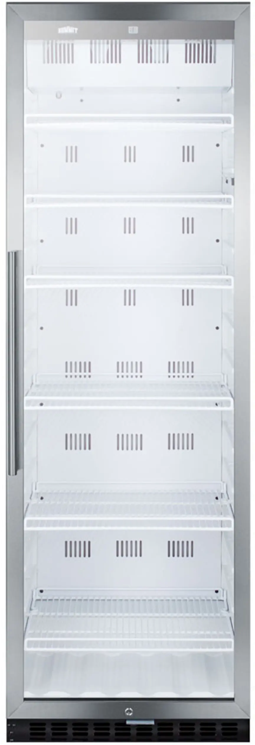 Summit 24 Inch Beverage Center - Stainless Steel and White-2