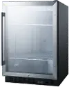 Summit 24 Inch Built-In Beverage Center - Stainless Steel