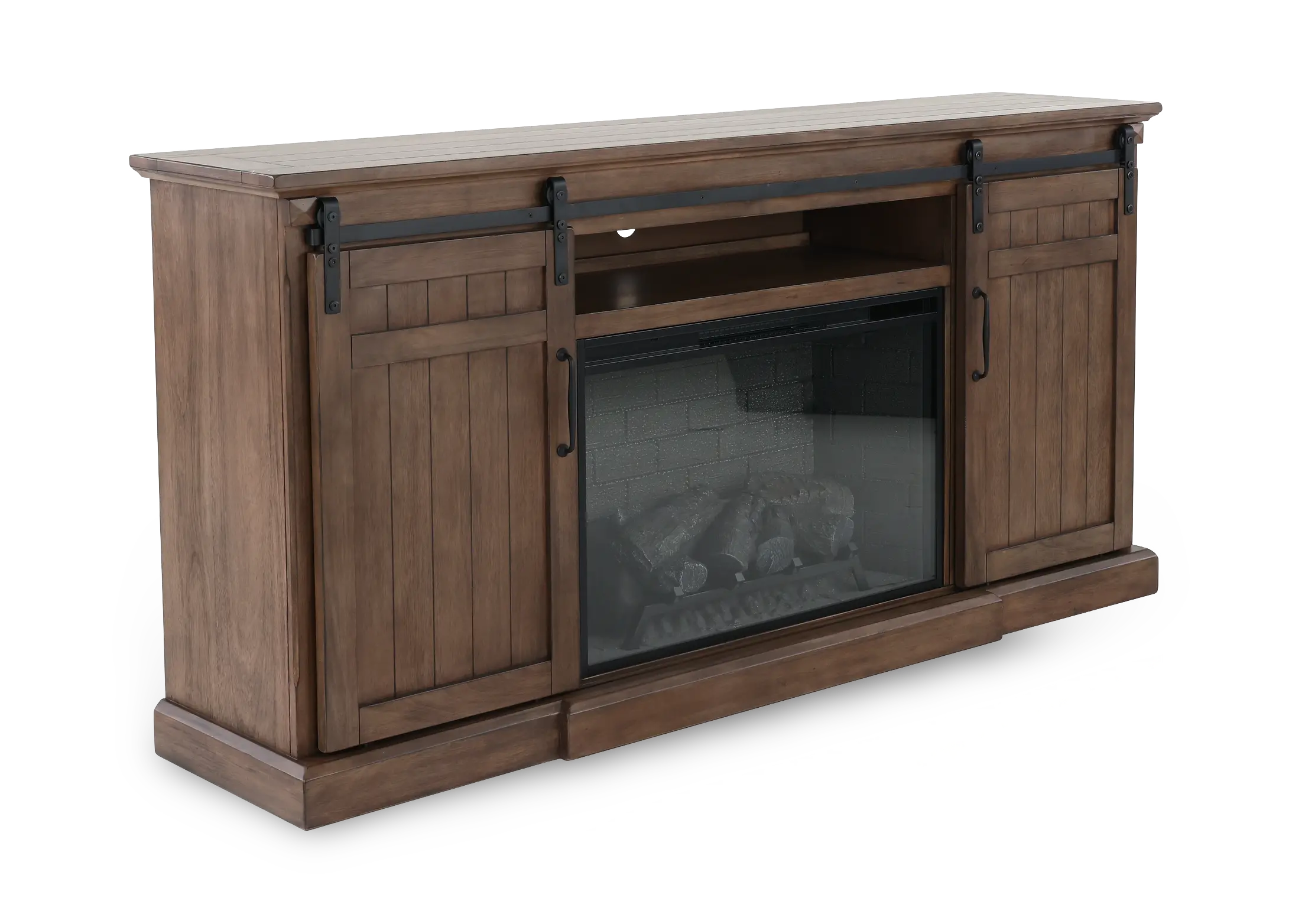 Buck Brown 78 Fireplace TV Stand-4