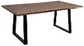 Manzanita Natural Wood and Iron 82 Dining Table