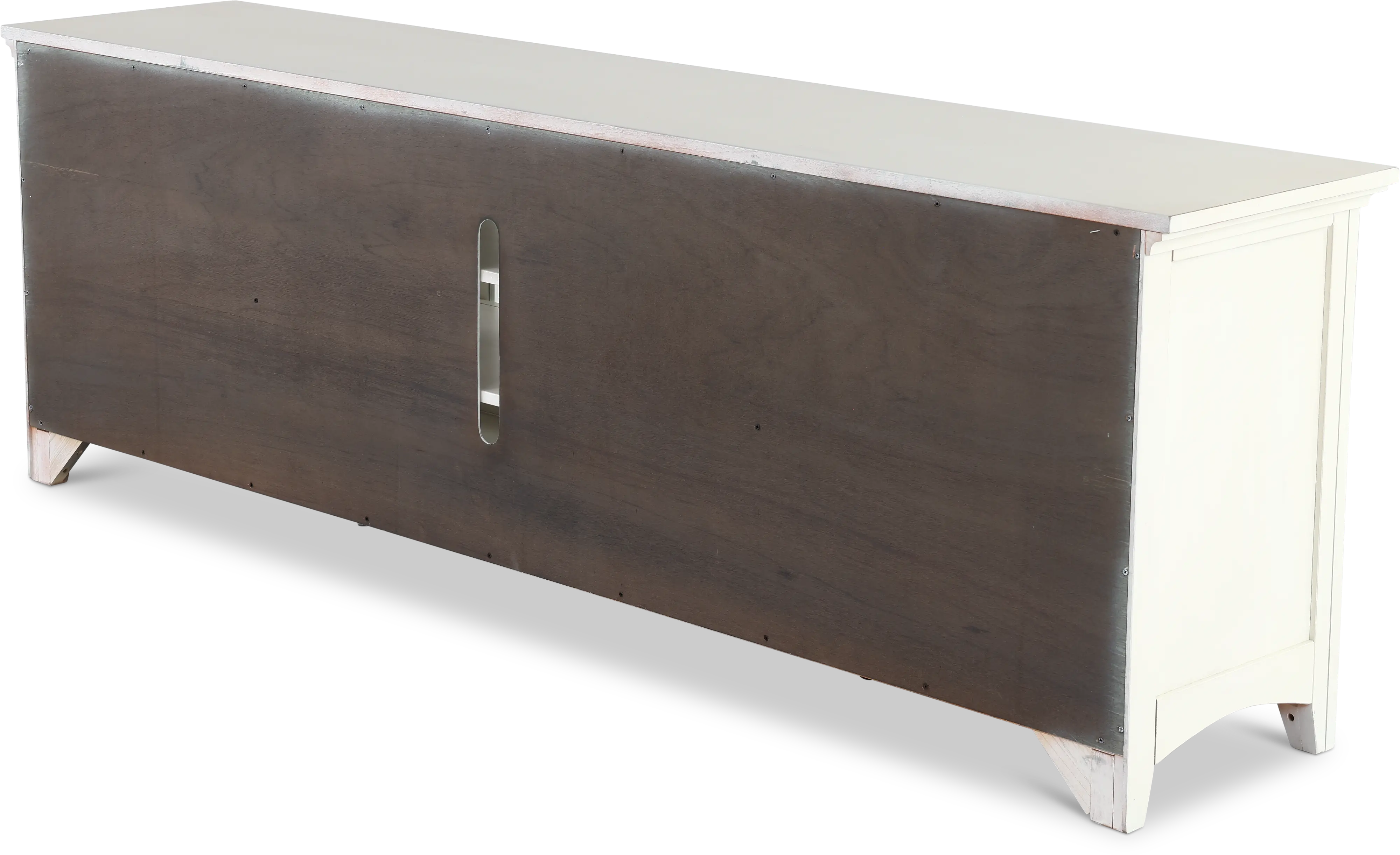 Marlo Marble White 82 TV Stand-5