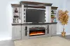 Avalon Gray Fireplace Entertainment Center