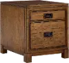 Stoneyknol Brown Dual Drawer End Table