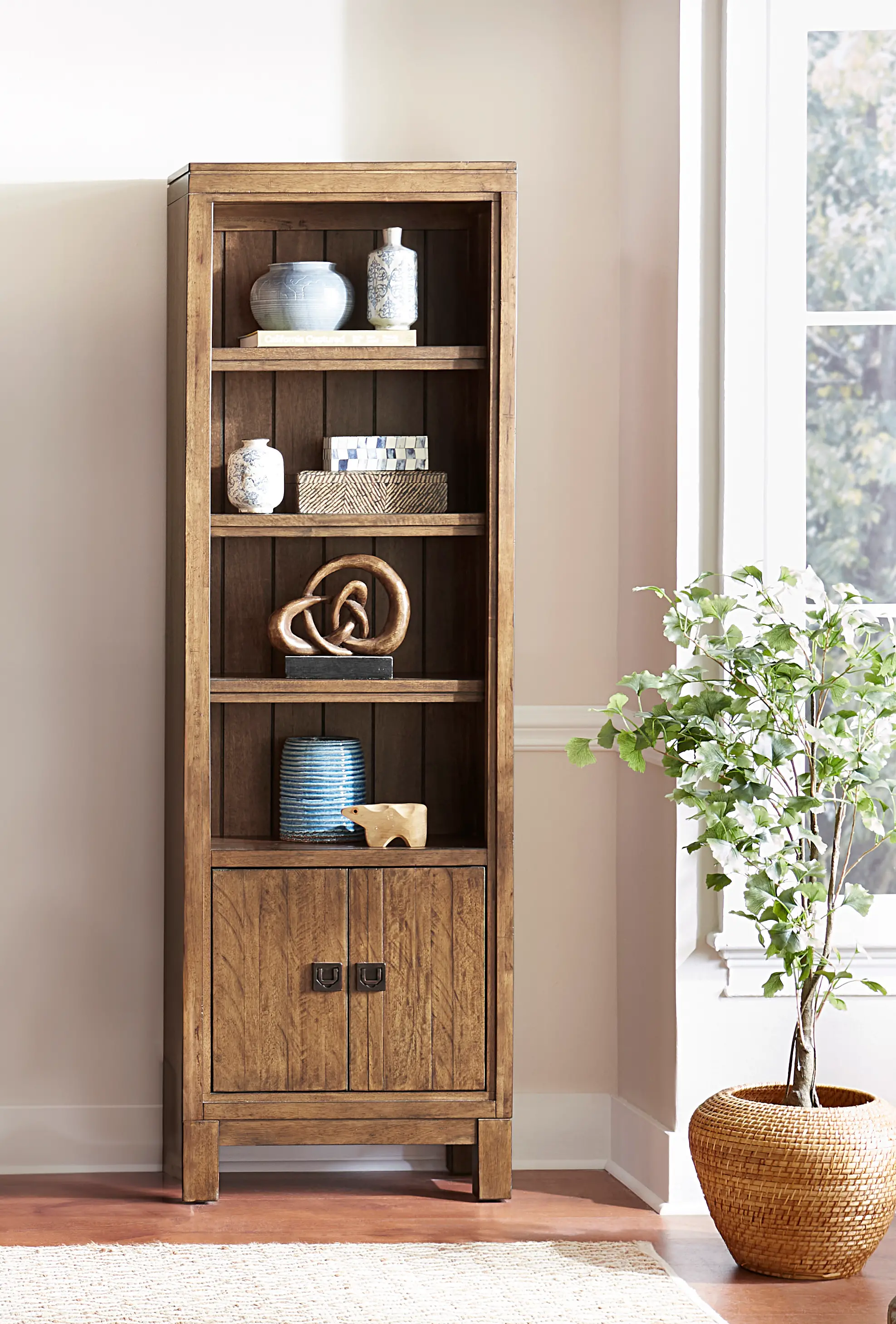 Stoney Knoll Brown Bookcase-2