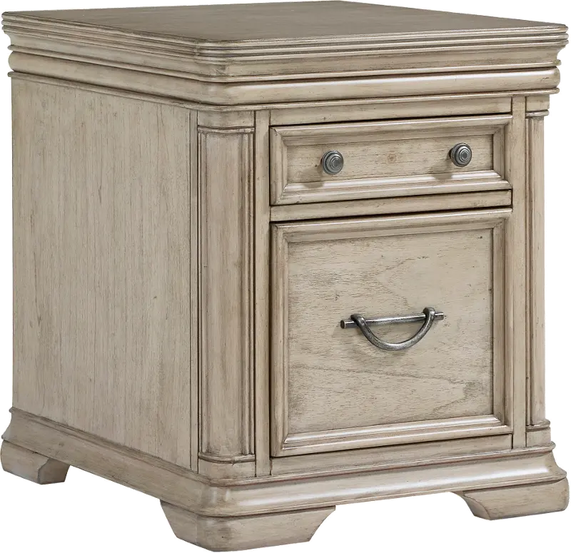 Oxford Gray Dual Drawer End Table