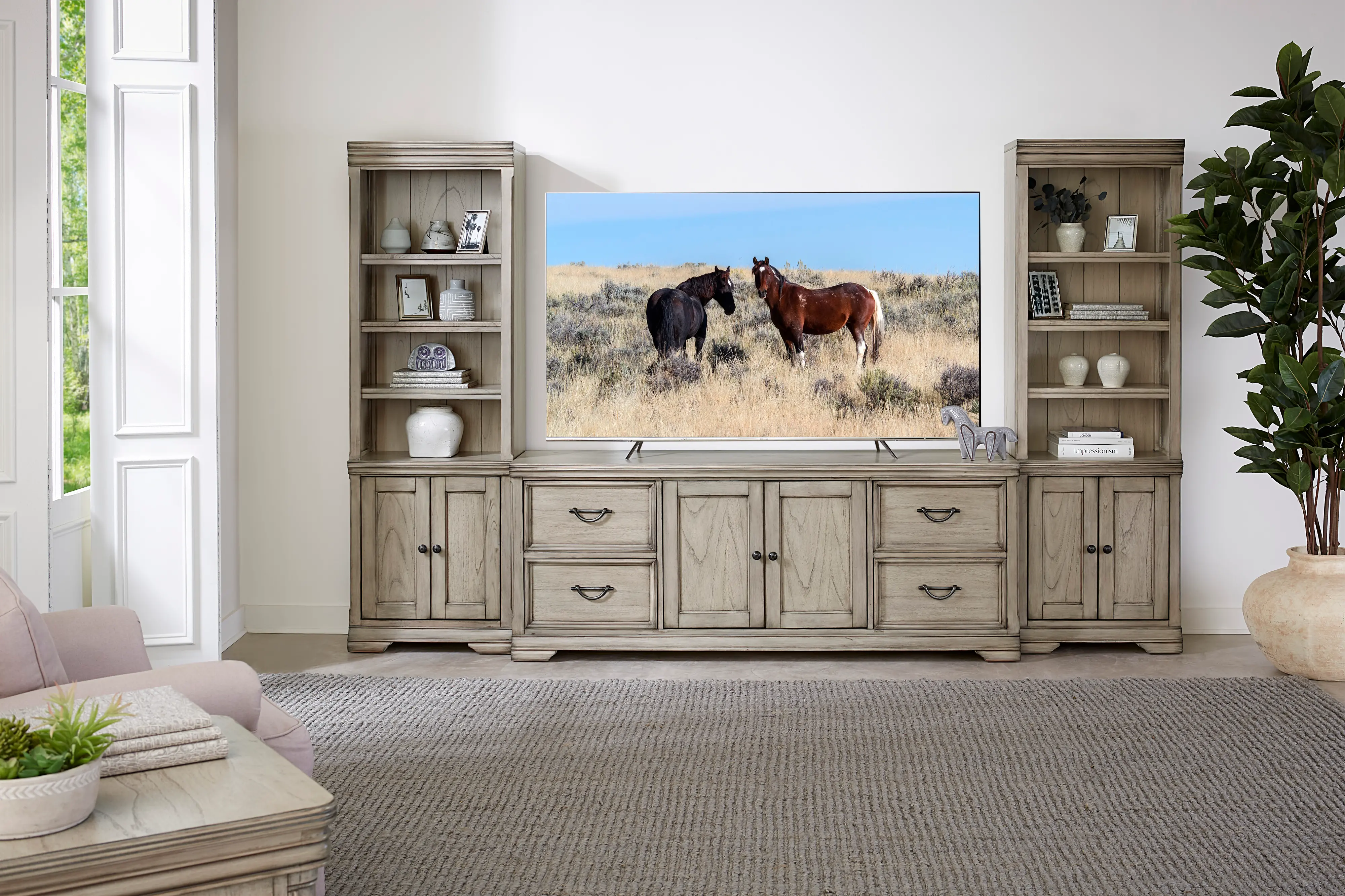 Oxford Gray 72 TV Stand-2