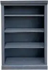 Jackson Gray Wash 48 Bookcase