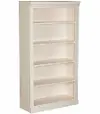 Jackson White Wash 60 Inch Bookcase