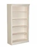 Jackson White Wash 60 Inch Bookcase