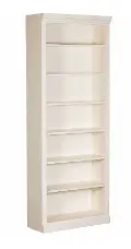 Jackson White 84 Bookcase
