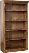 Jackson Rustic Oak 60  Bookcase