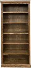 Jackson Rustic Oak 72 Inch Bookcase