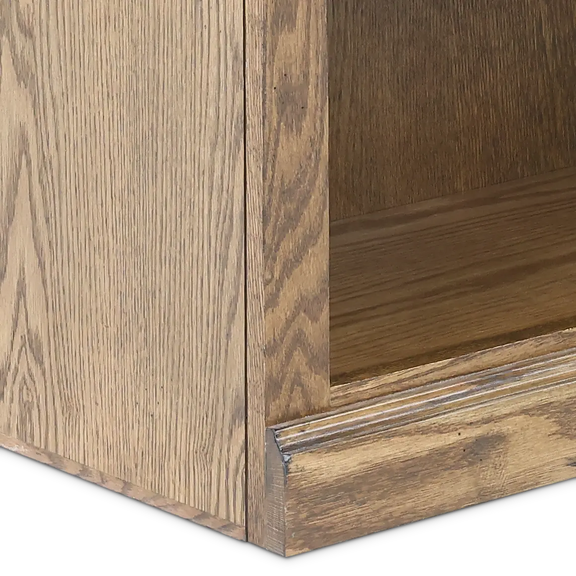 Jackson Rustic Oak 72 Inch Bookcase-5