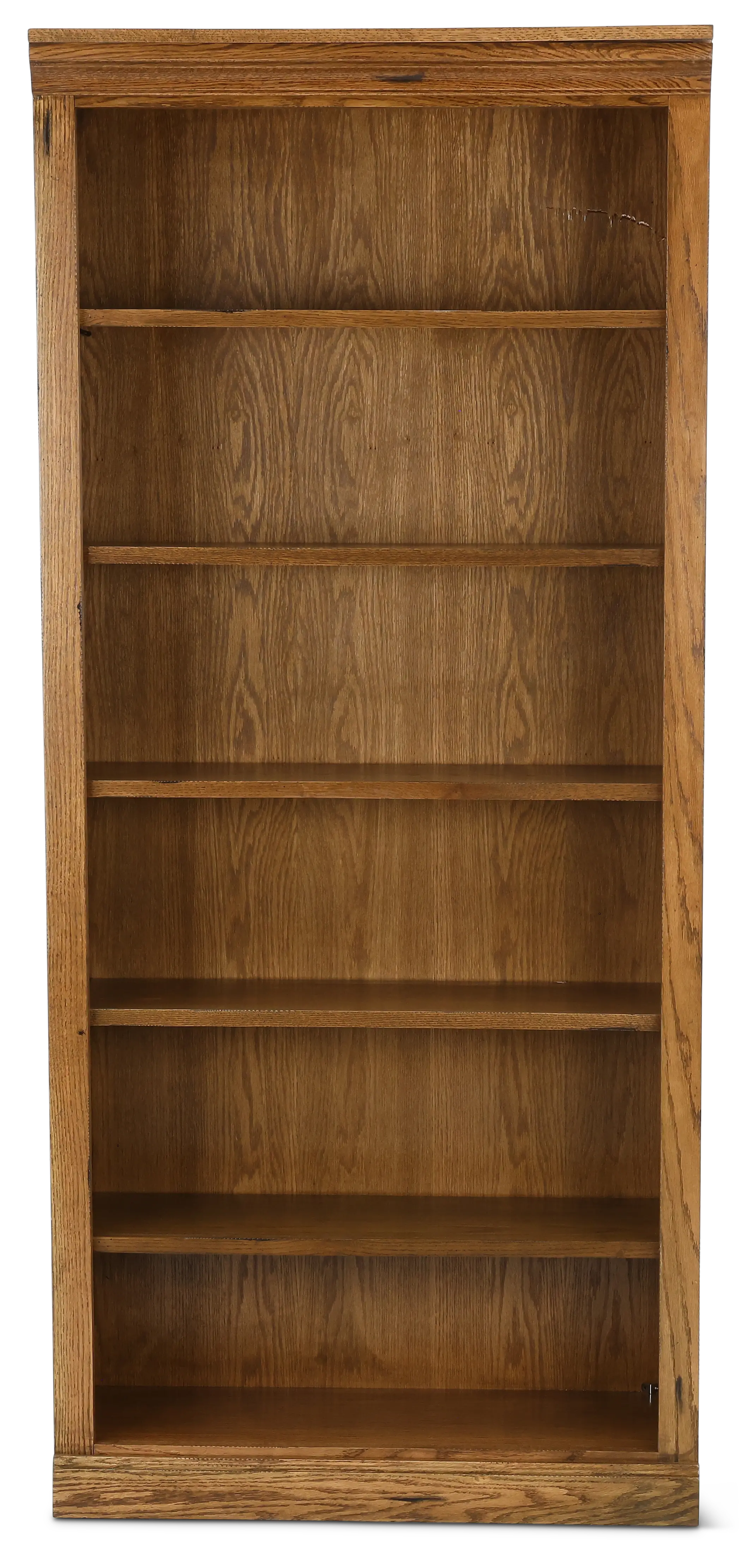 Jackson Rustic Oak 72 Inch Bookcase-6