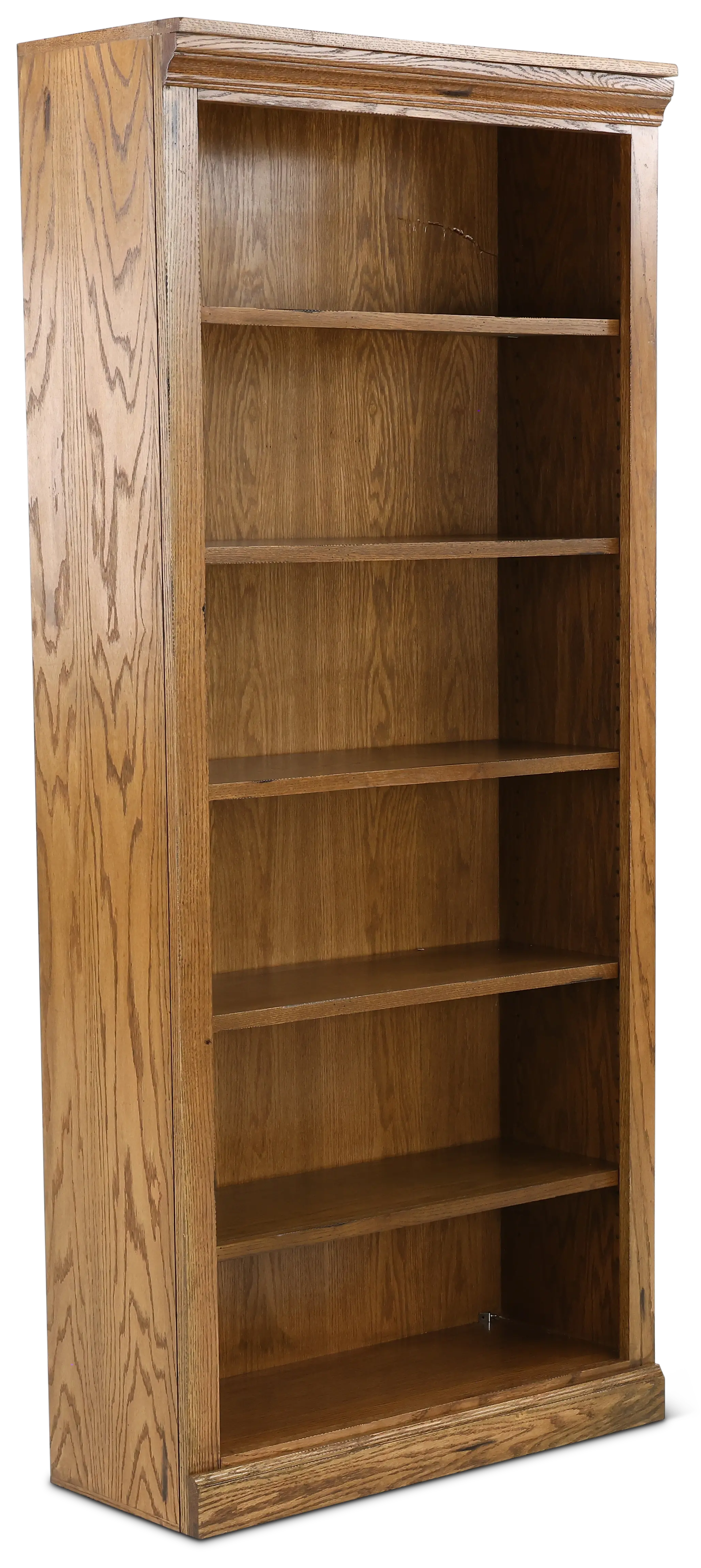 Jackson Rustic Oak 72 Inch Bookcase-8