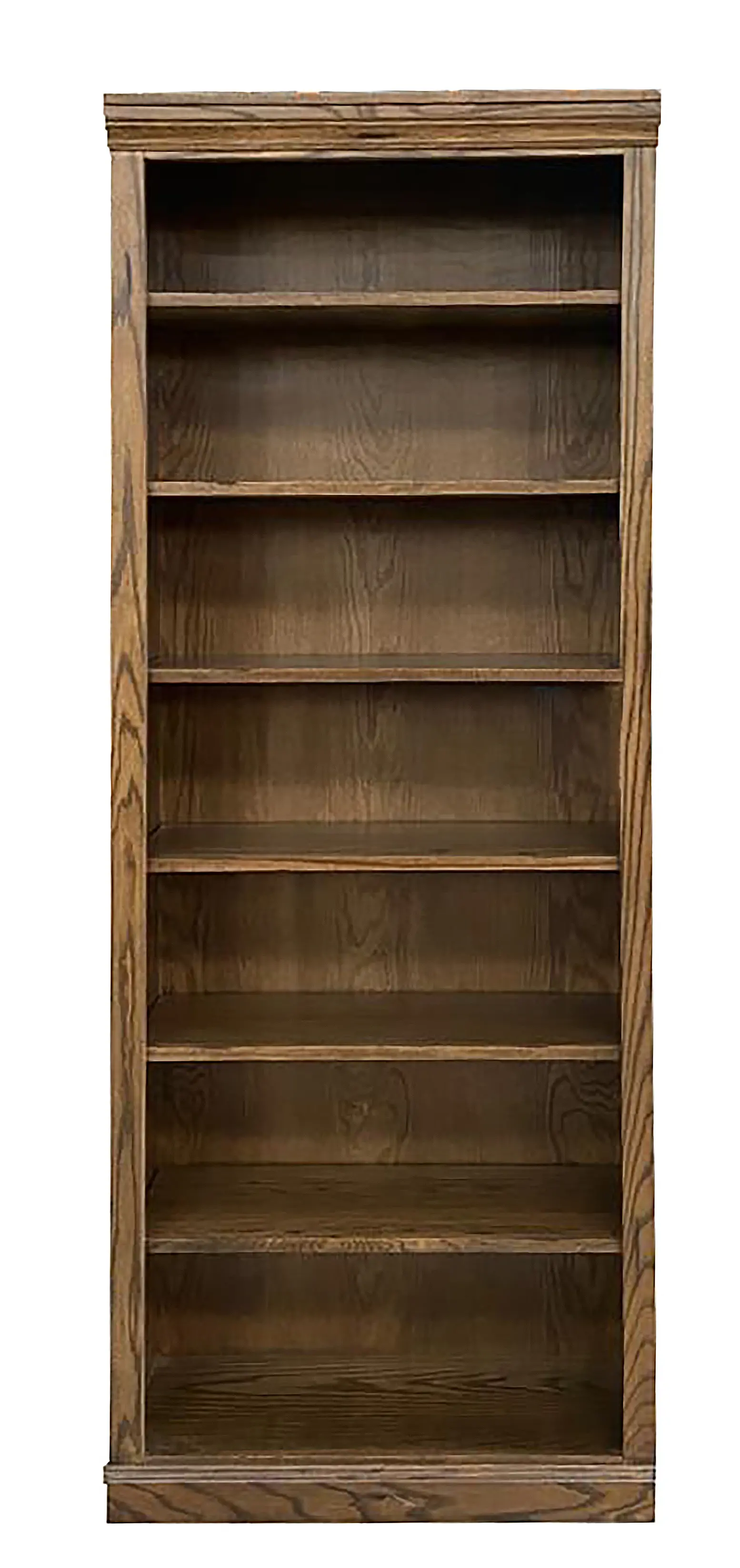 Jackson Rustic Oak 84 Bookcase-1